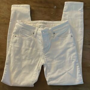 Women’s 4/27 Low Rise White Jeans